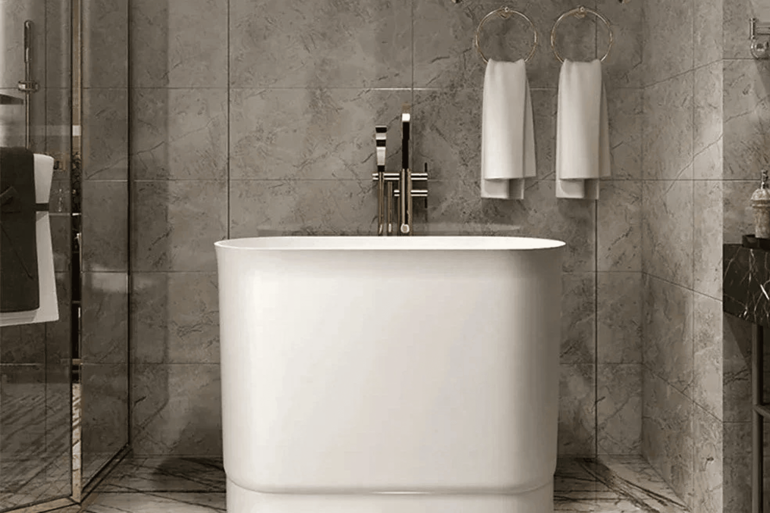 Josei Traditonal Japanese Soak Tub - 1100mm - MGF01 1100