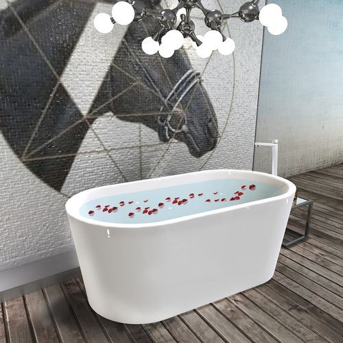 Unika Oval W/Overflow Gloss Bath Tub