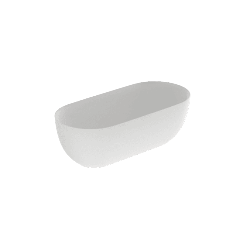 Kurv 1700 Freestanding Bath Matt White