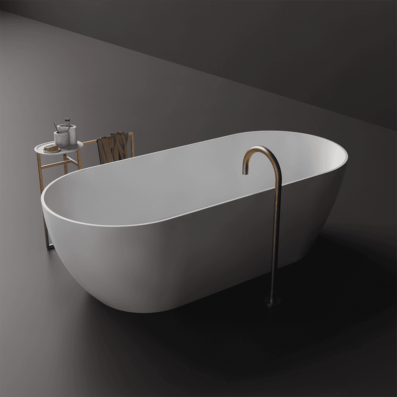 Slimline Justina Lightweight Stone Bath Various Sizes