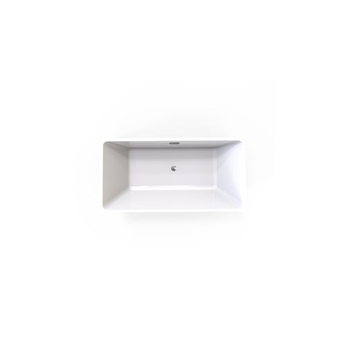 Unika Square W/ Overflow Gloss Bath Tub