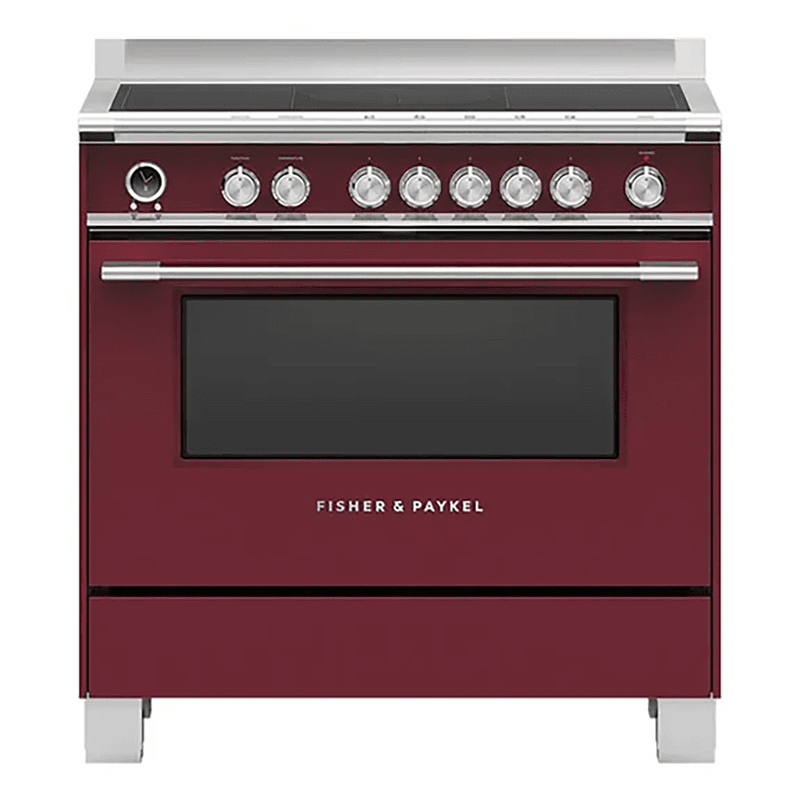 90cm Freestanding Induction Cooker - Red