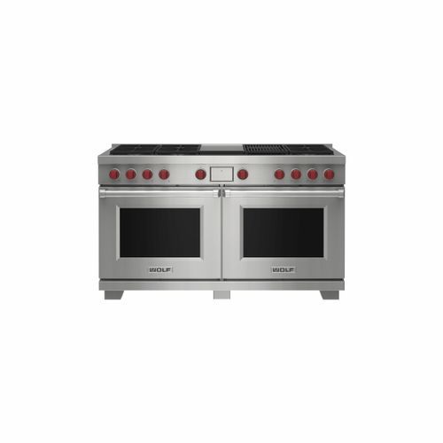 Wolf 152cm Dual Fuel Range - 6 Burners with Infrared