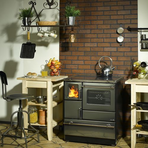 Wood Stove Ambiente Line K 128F Black