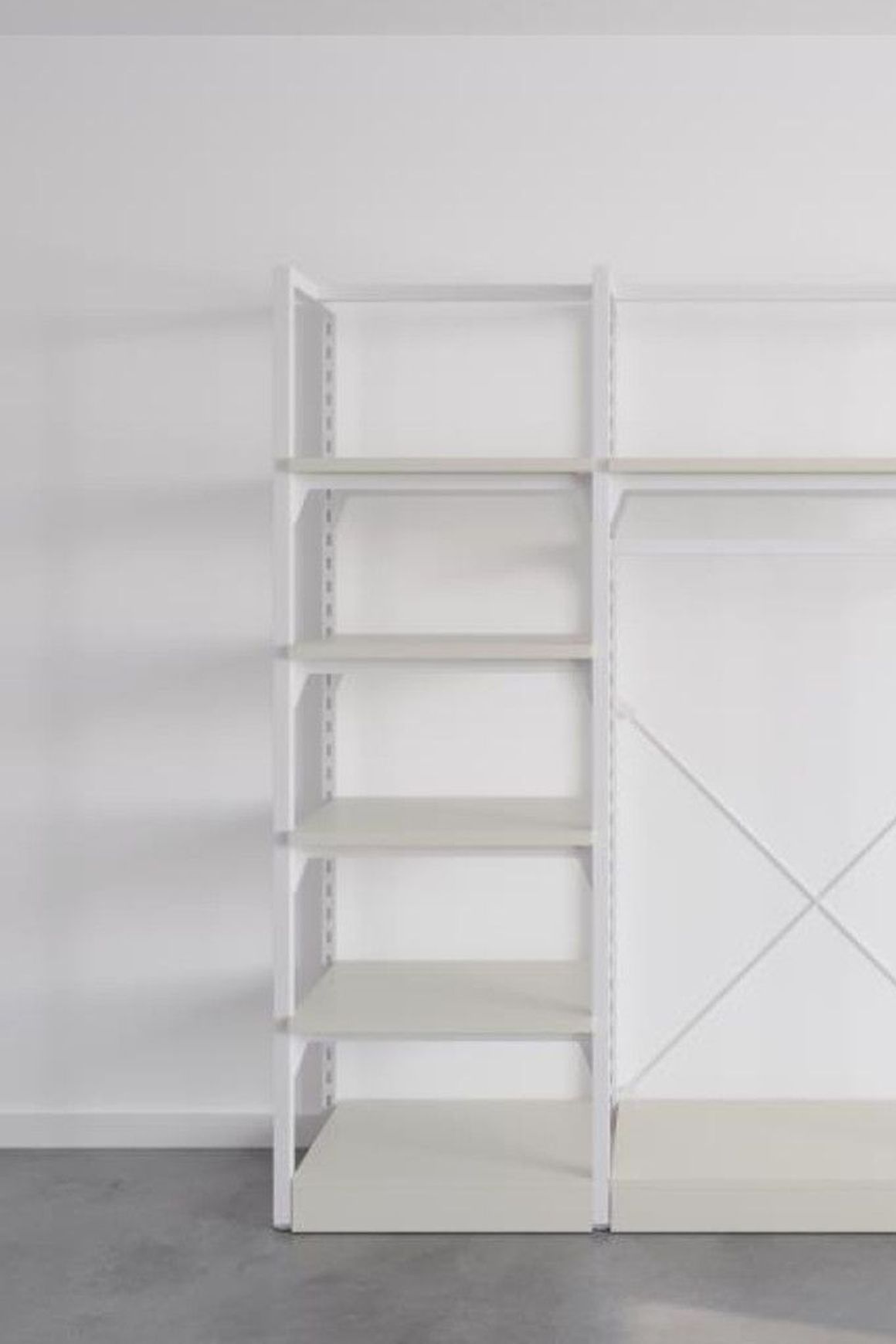 The Fresh White Sneakers Free-Standing Kitset Wardrobe