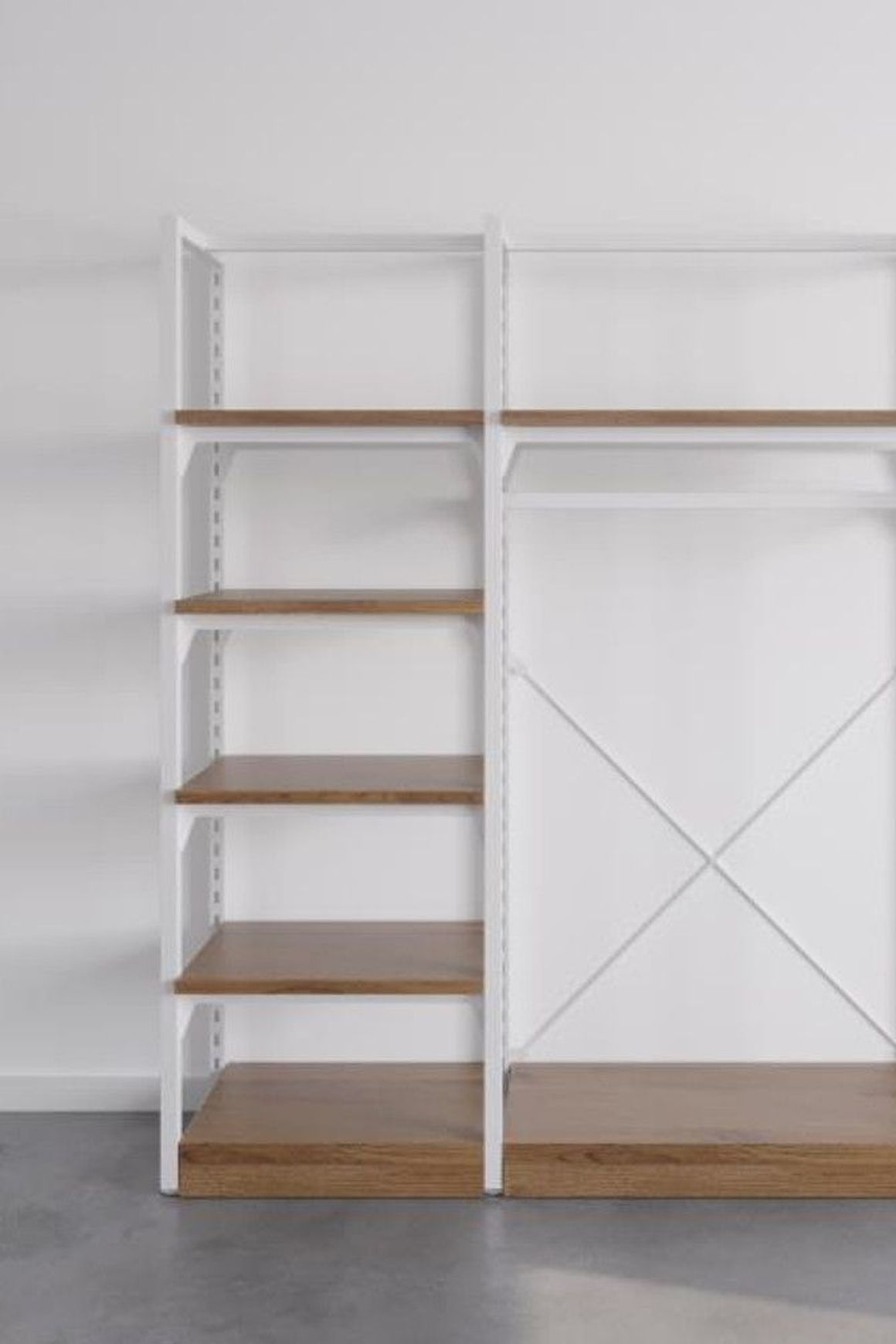 The Fresh White Sneakers Free-Standing Kitset Wardrobe