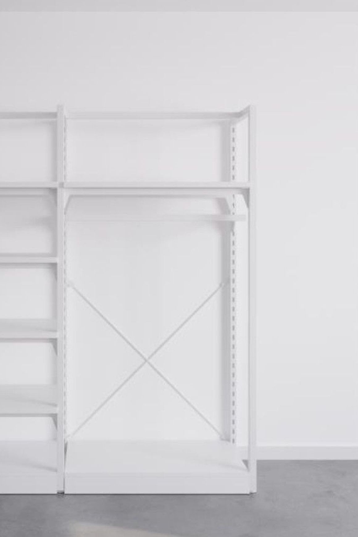 The Fresh White Sneakers Free-Standing Kitset Wardrobe