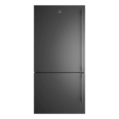 496 Litre Bottom Mount Fridge - Matte Black - Left Hinge
