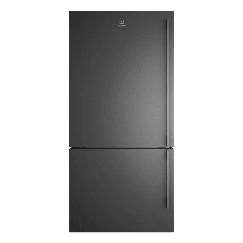 496 Litre Bottom Mount Fridge - Matte Black - Left Hinge