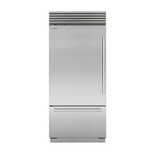 91cm Classic Over-and-Under Refrigerator Freezer with Internal Water Dispenser