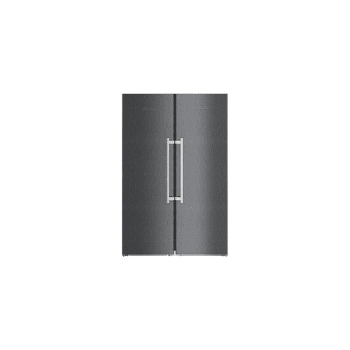SBSbs 8673 Premium | BioFresh NoFrost | BlackSteel Side-by-Side Combination