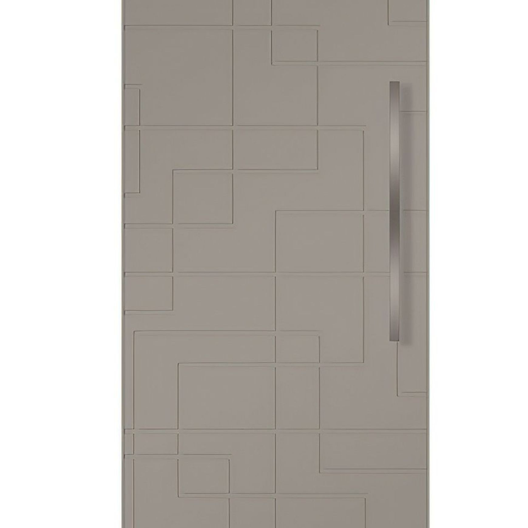 Meta 4 Patterned Aluminium FL Door