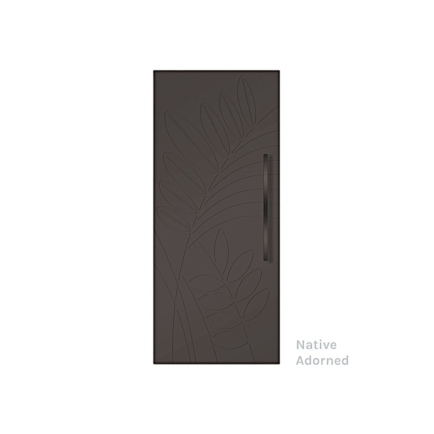 Meta 4 Patterned Aluminium FL Door