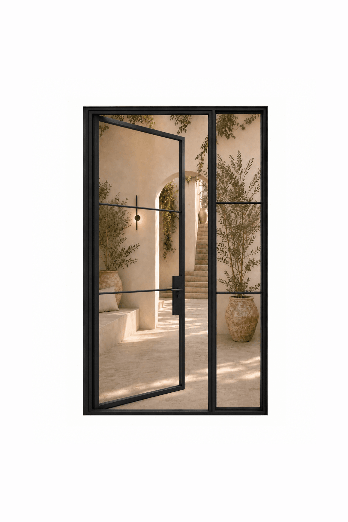 Single Door with Fixed Sidelight l SD3 l Steel Doors