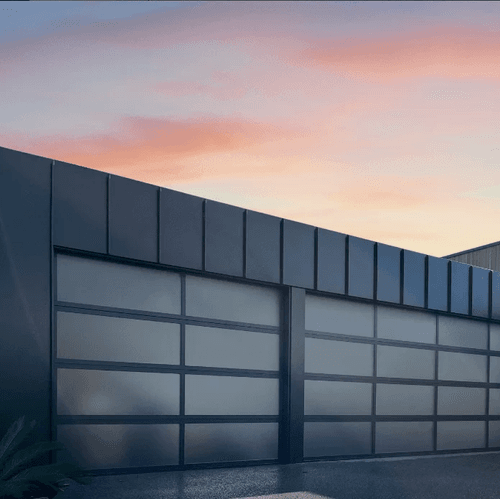 Plexiglass Custom Garage Door