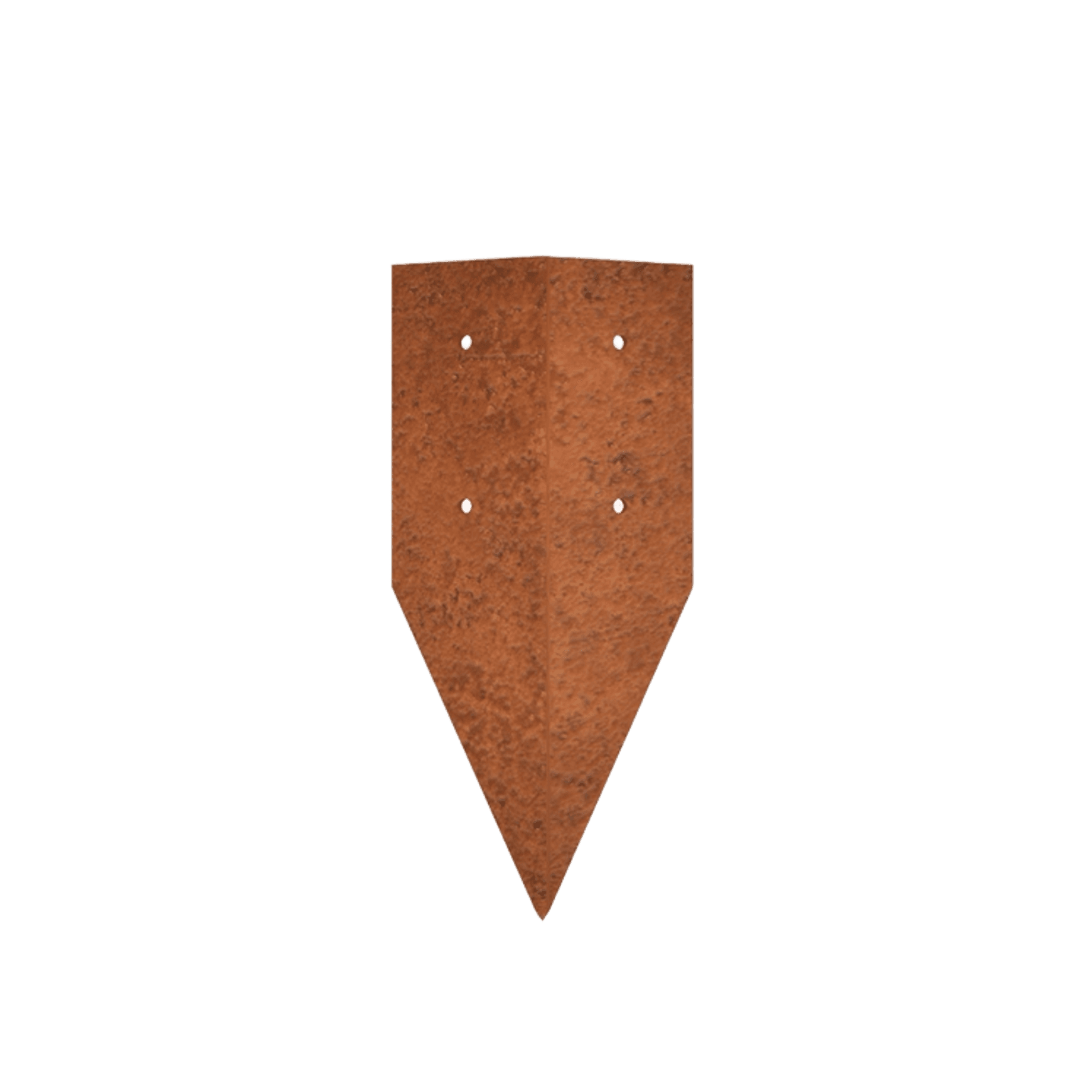 100 mm High. Corten Steel Garden Edging 3.00 mm Thick