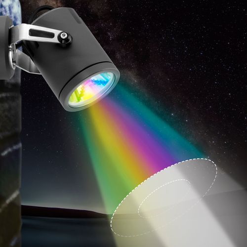Hunza™ Ultra 35 Liquid Beam™ RGBW Wall Spotlight