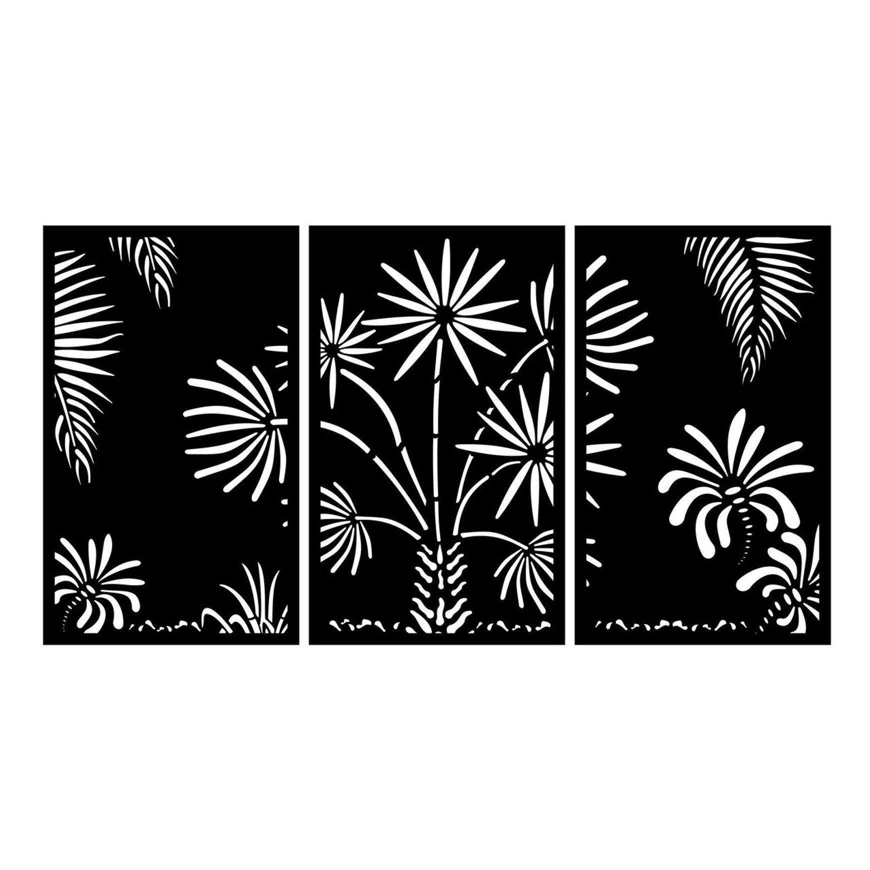 Decorative Garden Screens - The Palm Grove