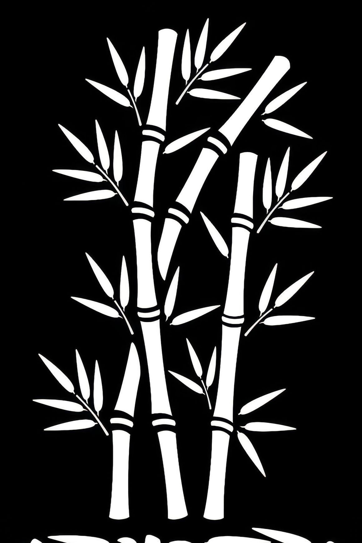 Bamboo Stalks- Laser Cut Fence Panel
