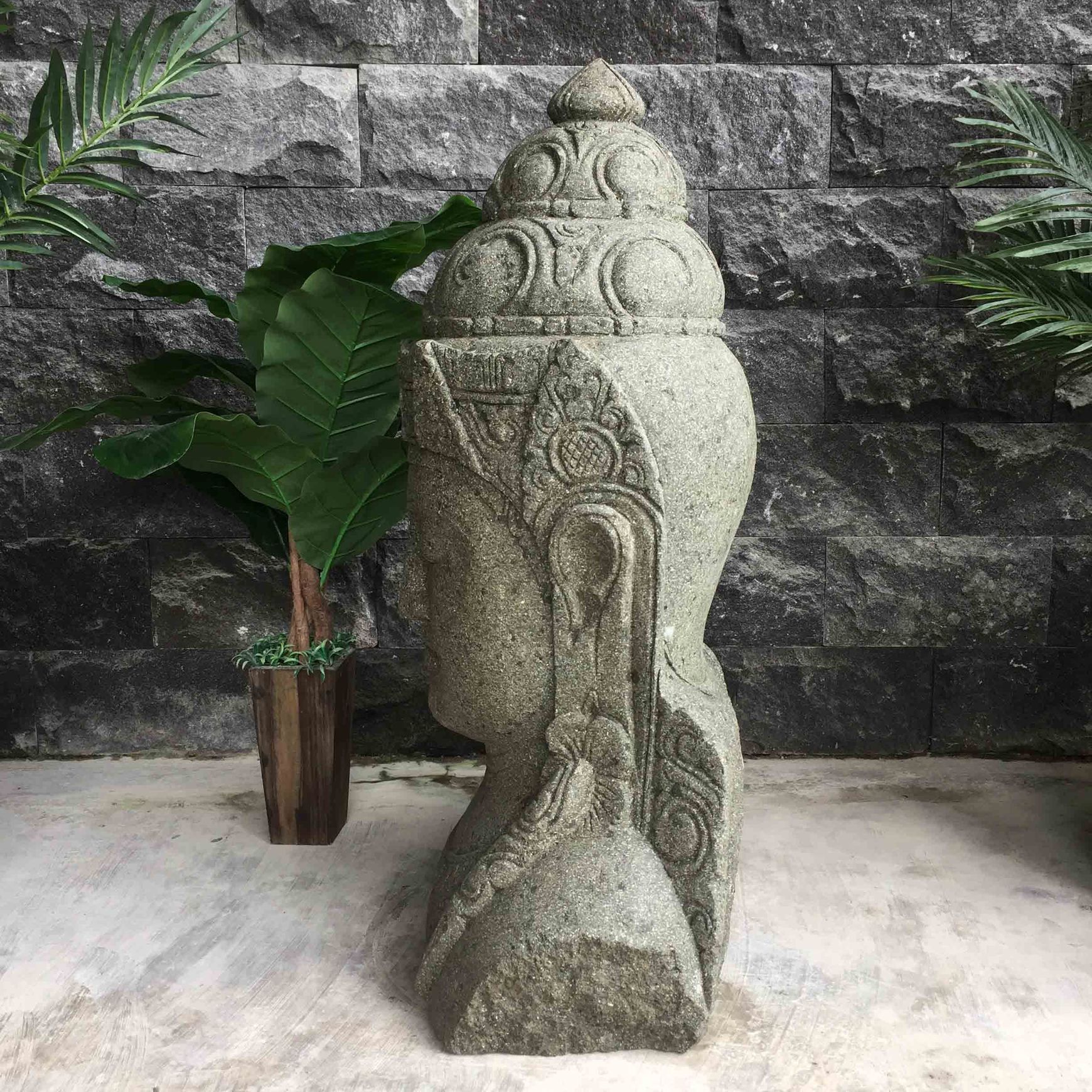 Greenstone Buddha Statue 105cm