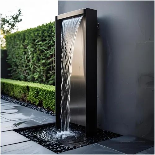 Luxe Black Water Feature III