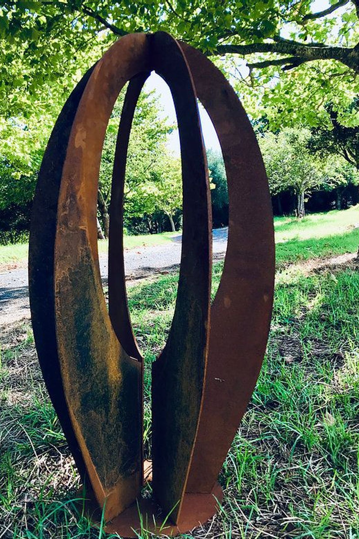 The Elliptical Garden Sculpture