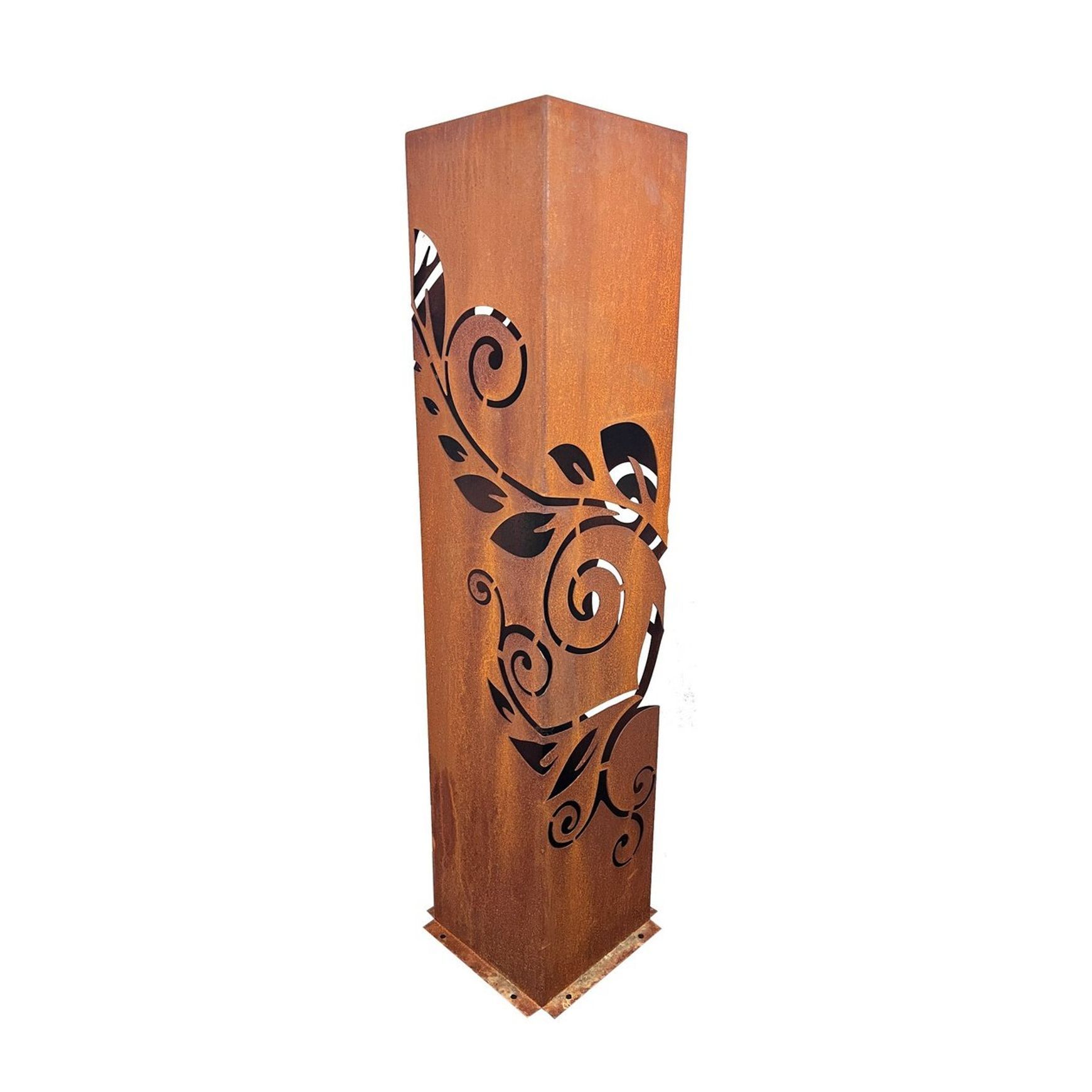 CortenAura Corten Steel Garden Sculpture - The Fern