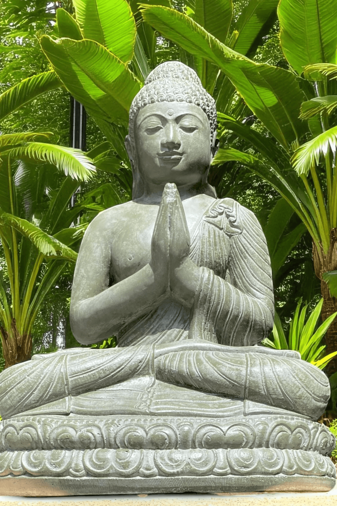 Praying Buddha Sculpture - (3064)