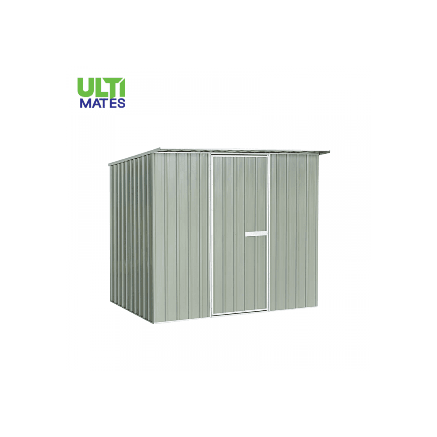 2280 x 1530 x 1980mm Ulti-mates Garden Shed Hazy Grey