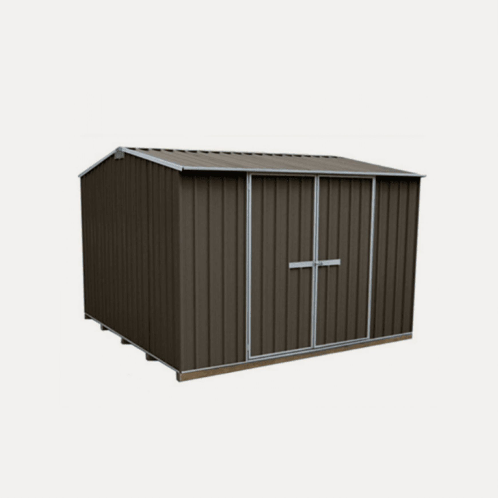 3030 x 3030 x 2090mm Garden Shed Gable Roof Ironsand