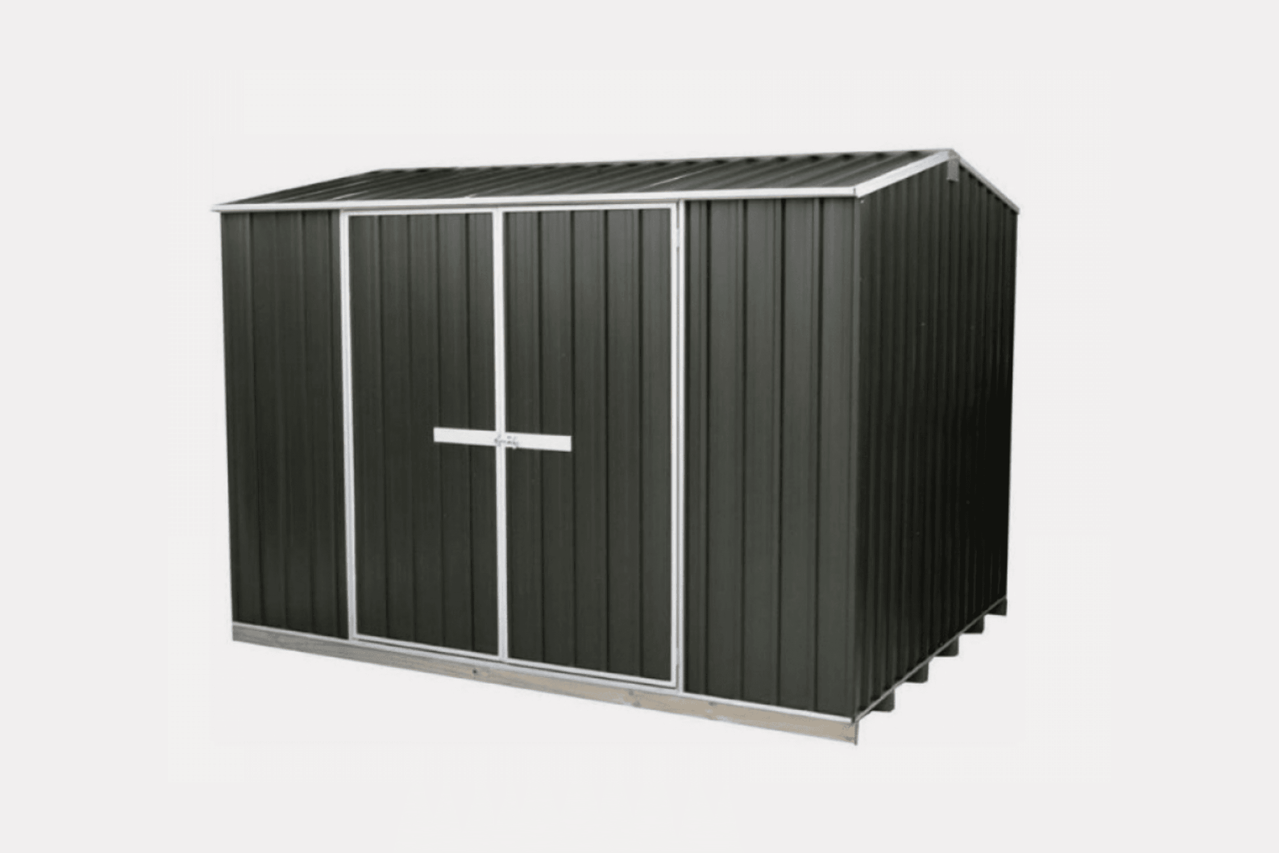 3030 x 2280 x 2025mm Garden Shed Gable Roof Ironsand