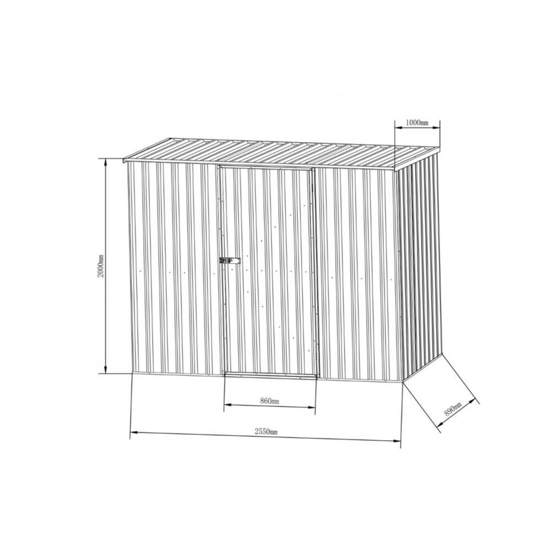 Garden Sheds Grey | YH-FH0803I-AKL