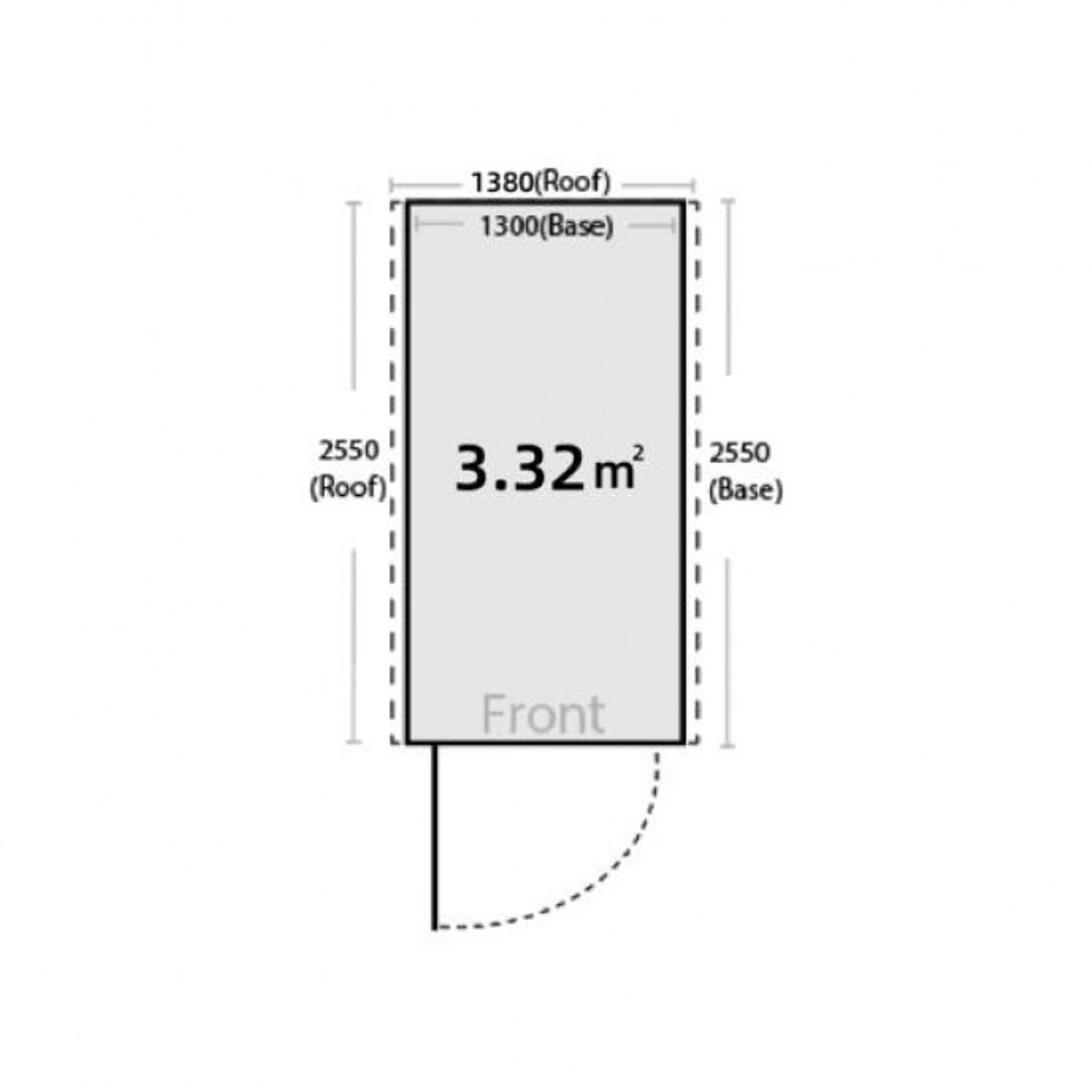 Garden Sheds Grey | YH-F04FDM1B-AKL