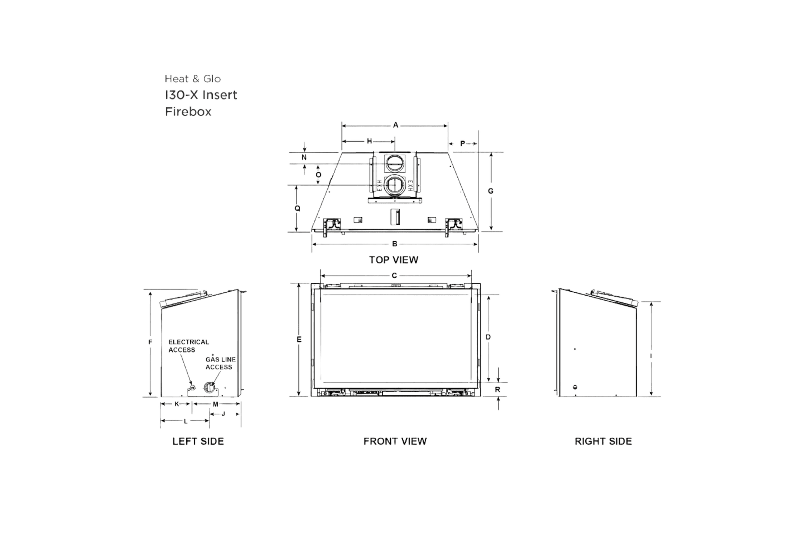 I30-X Insert | Gas Fireplace