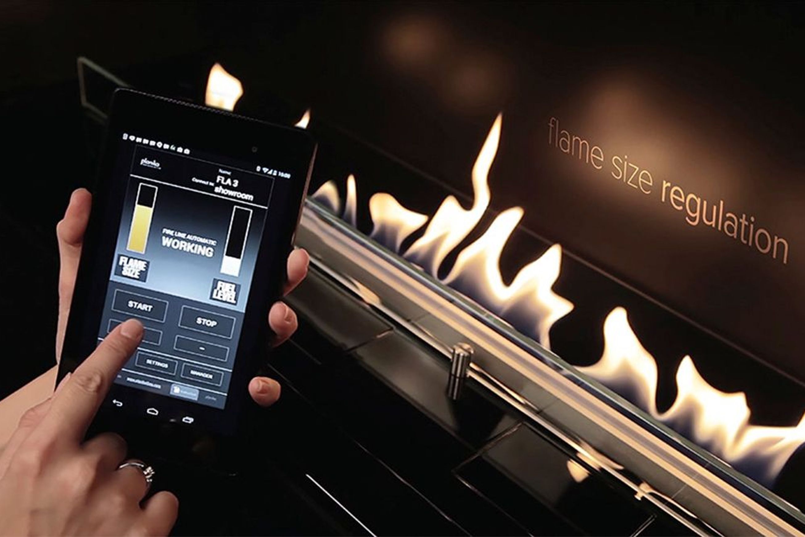 Planika Valentino F Gas Fireplace
