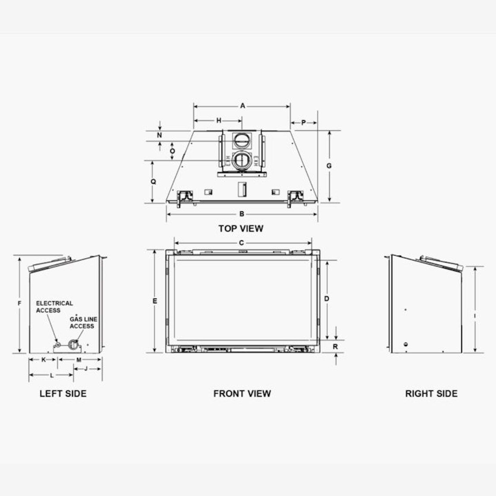 I35-X Gas Insert dimensions