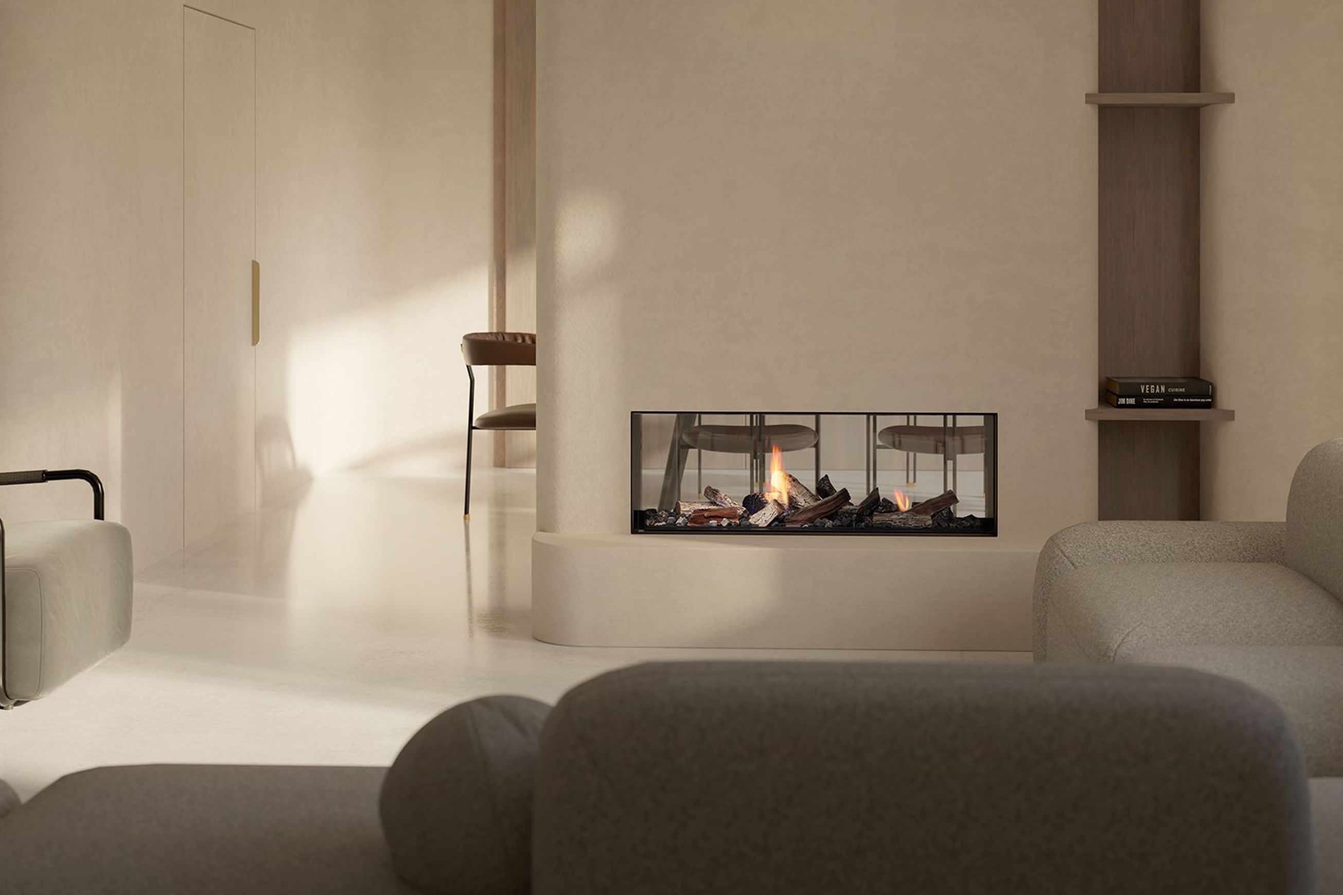 MODE KB1150 Frameless Linear Gas Fireplace
