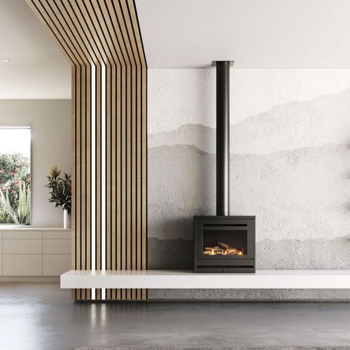 Rinnai Novo Cube Freestanding Gas Fireplace