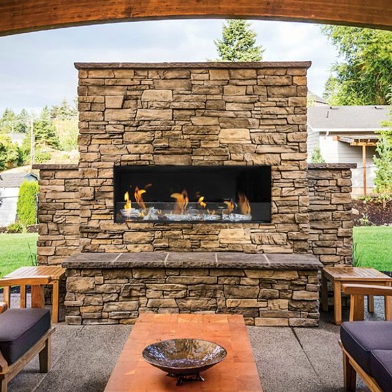 Patio Horizon - Panoramic | Gas Fireplace