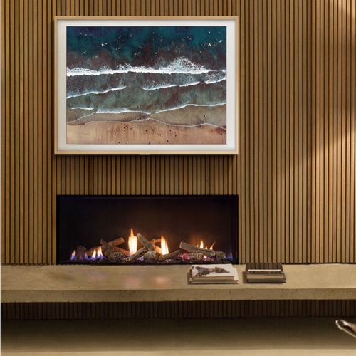 Escea  Fireplace x Samsung The Frame TV