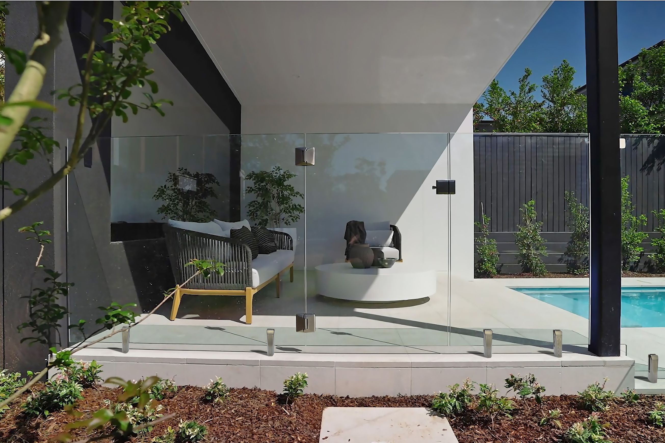 Edgetec® Atlantic and Luxe Latch Glass Pool Gate System
