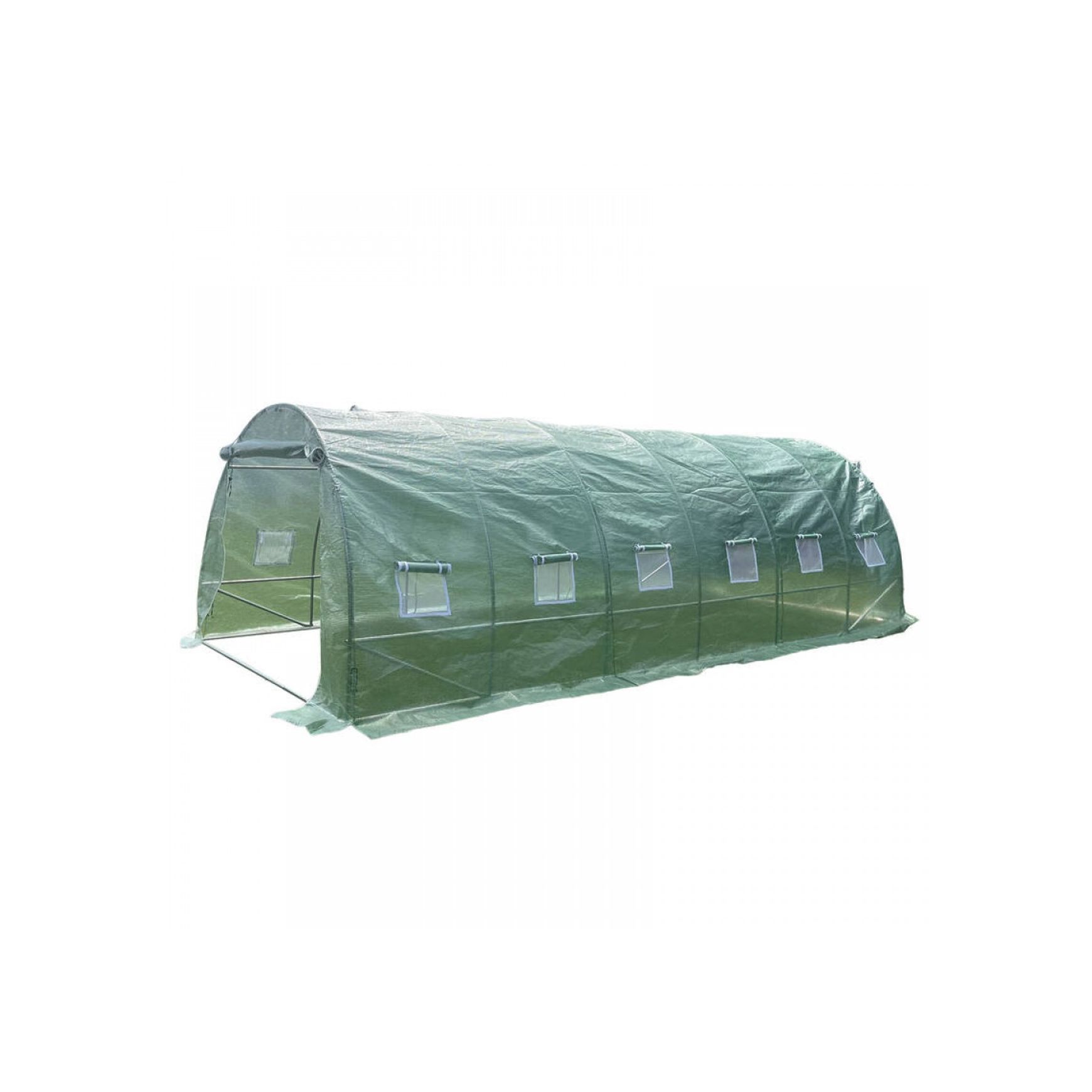 Strong Tunnel Greenhouse Galvanised Frame | 6m