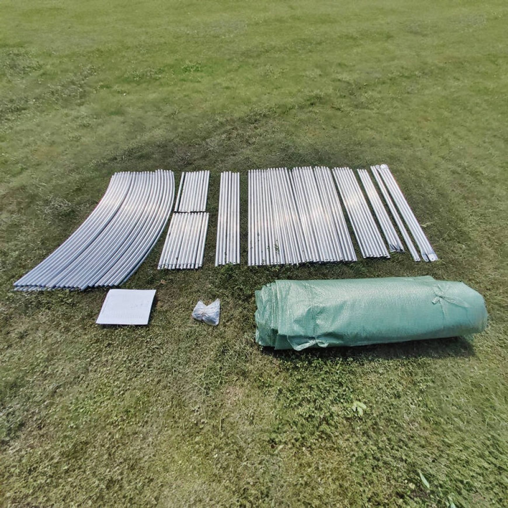 Strong Tunnel Greenhouse Galvanised Frame | 10m