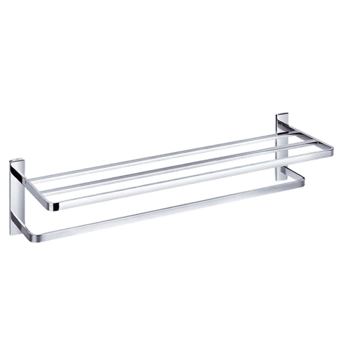 Cubic Long Towel Shelf & Rail 610mm