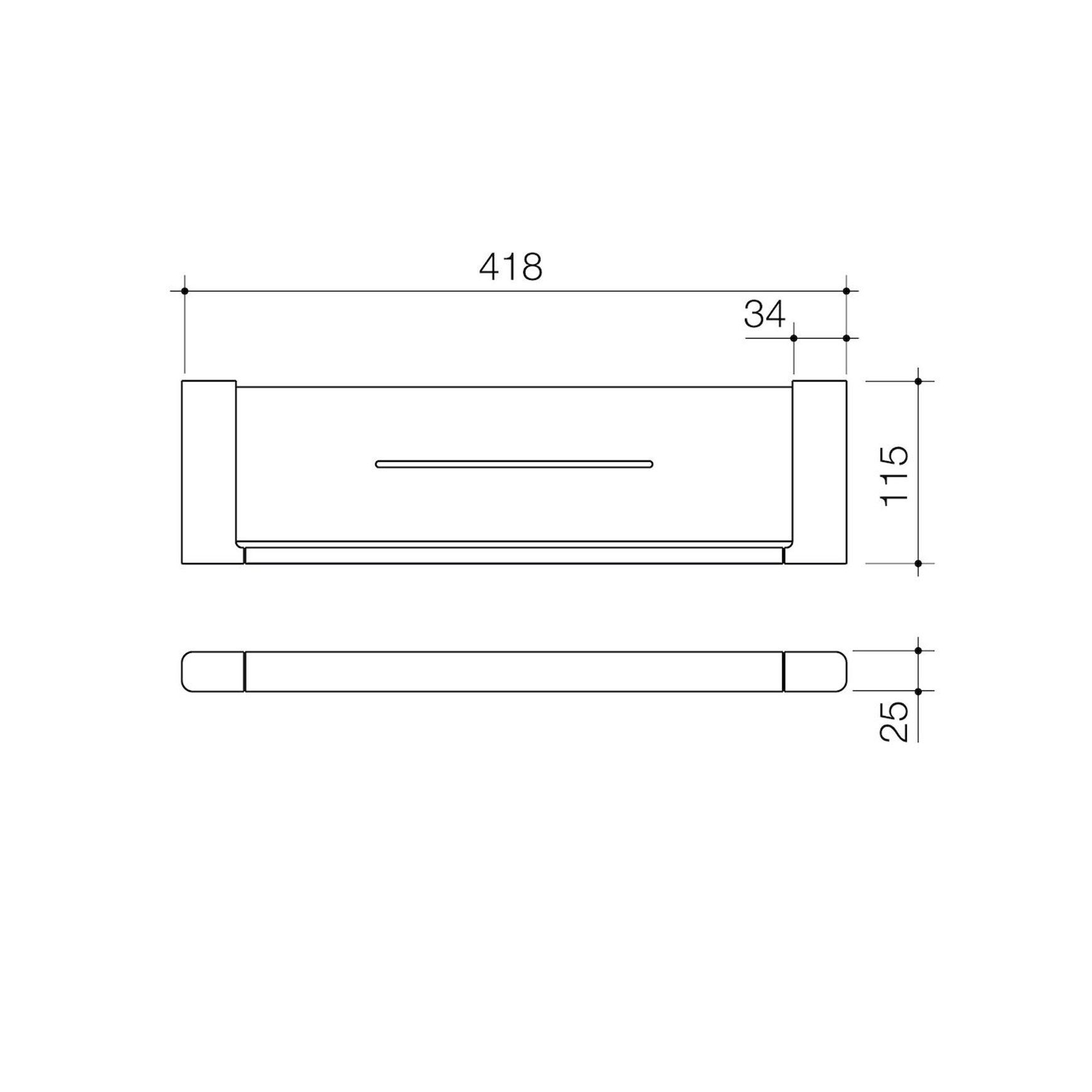 Luna Bathroom Metal Shelf
