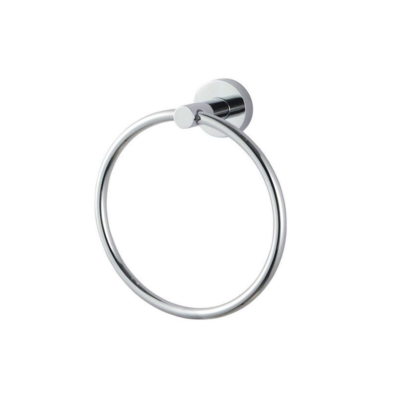 Lucid Pin Hand Towel Ring Chrome
