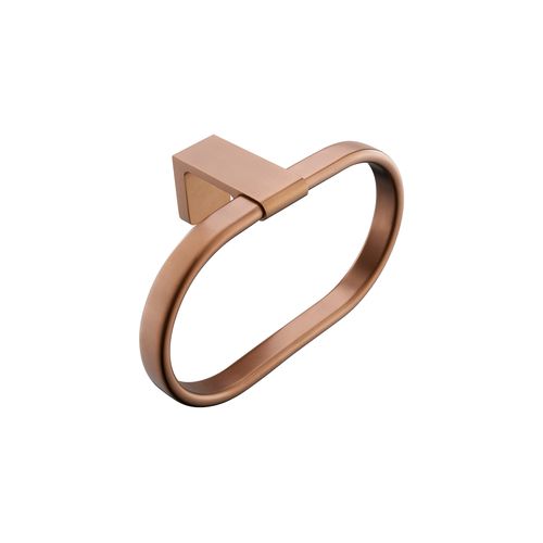 Abode Towel Ring Brushed Copper