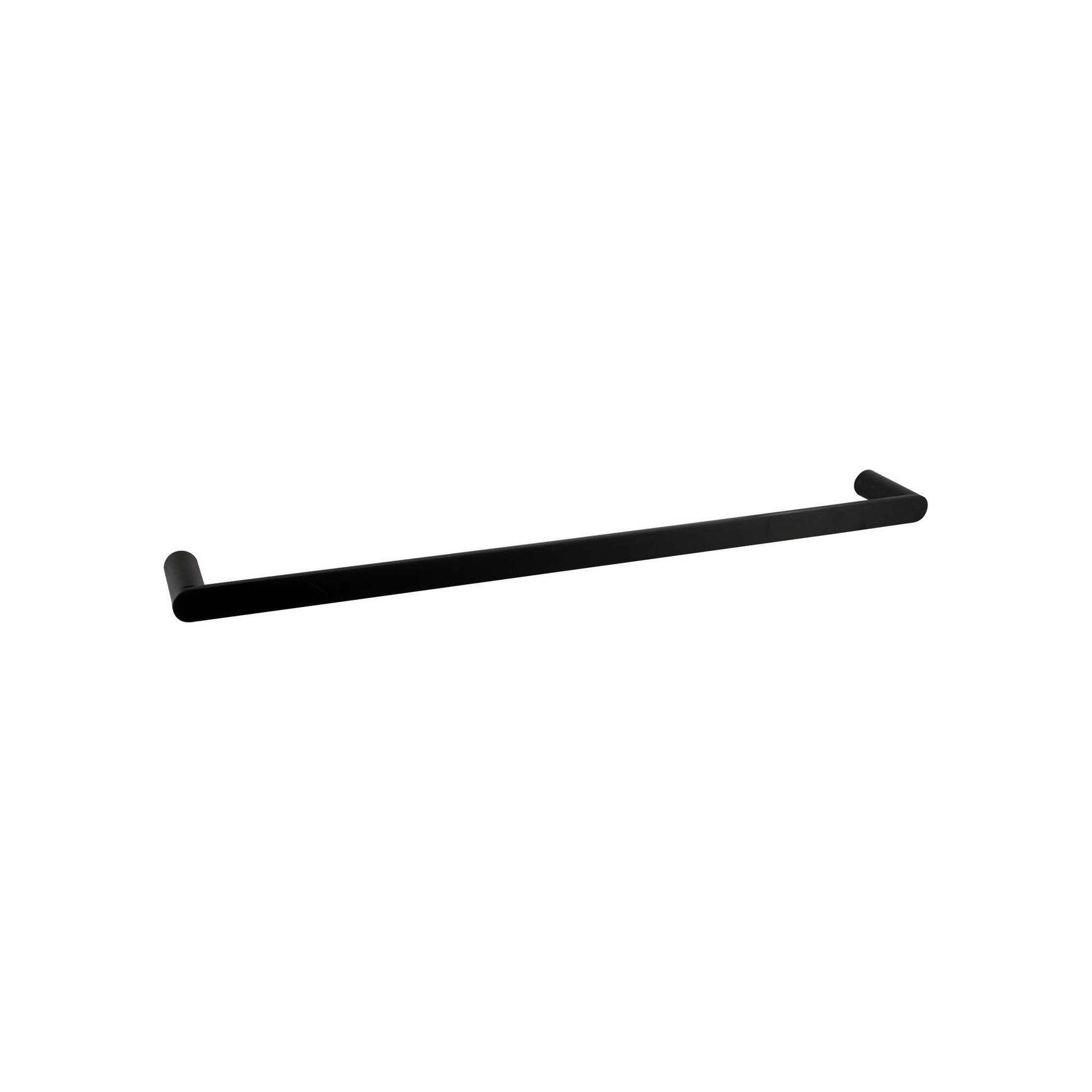 Rushy Single Towel Rail 600mm Matte Black