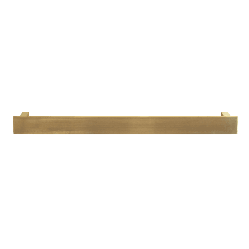 Towel Rail Bar Square 12V 650mm Brushed Gold