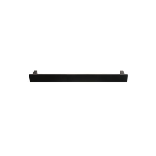 Towel Rail Bar Square 12V 650mm Satin Black